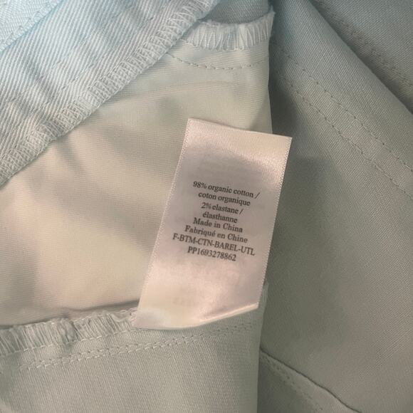 Everlane The Utility Barrel Stretch High Waisted Pants Jeans Icy Blue Size 4 - Picture 6 of 6